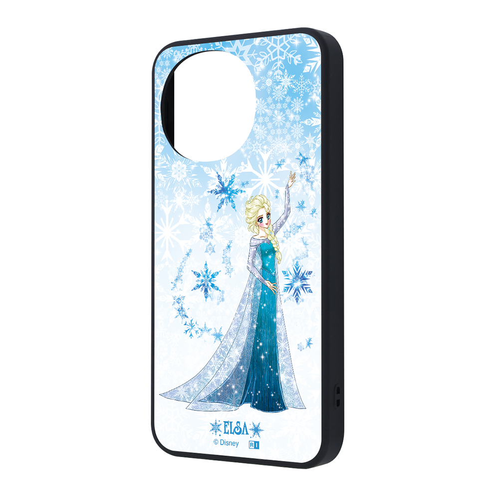 AQUOS sense9 ディズニー / maru 衝撃吸収 バンパー ハイブリッドケース / 中川翔子art_エルサ